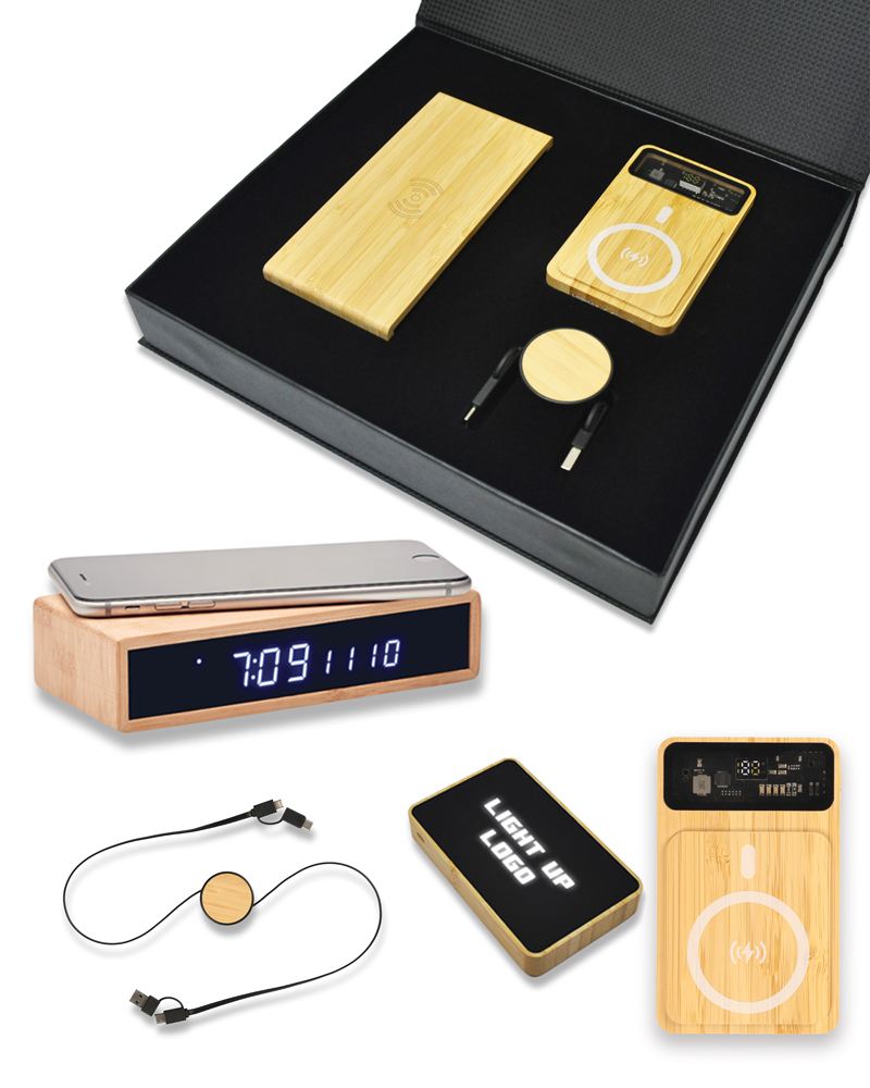 Promosyon  Vip Bambu Şarj Hediye Seti