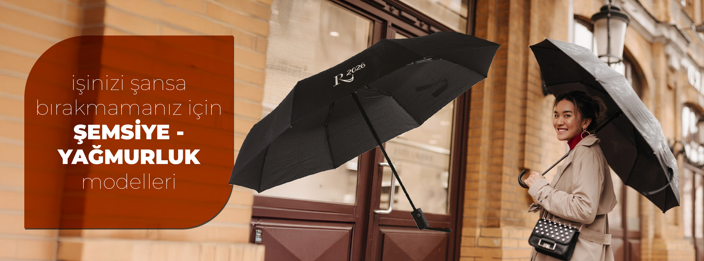 promosyon ŞEMSİYELER VE YAĞMURLUKLAR